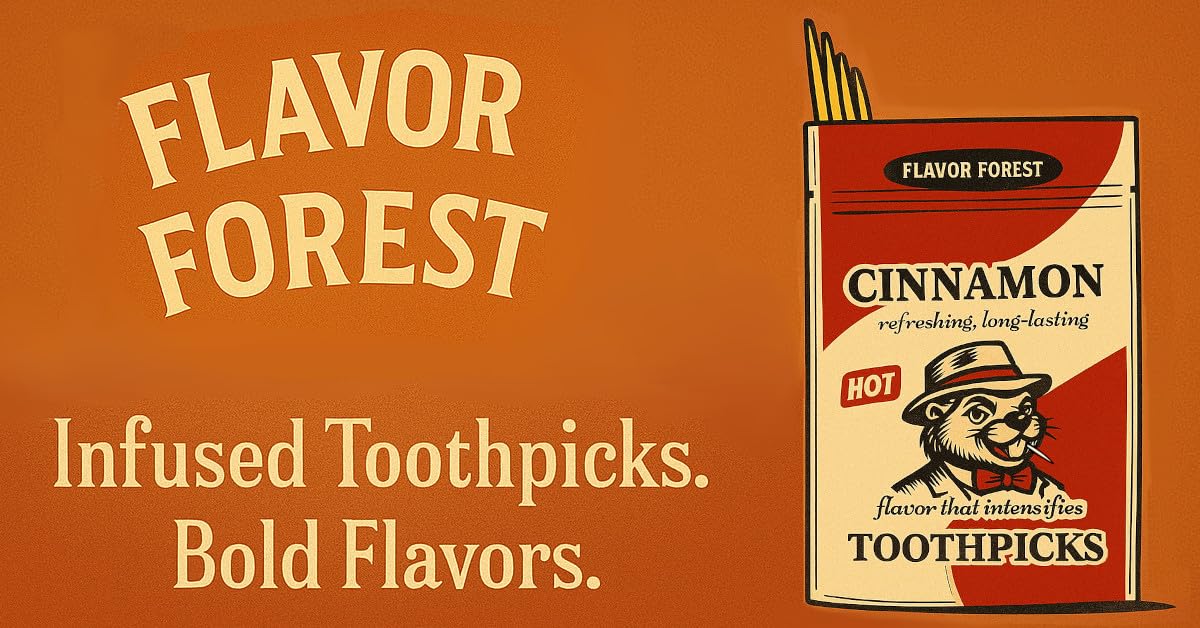 Comparación de tamaño de palillos Flavor Forest en mano, práctico y portátil
