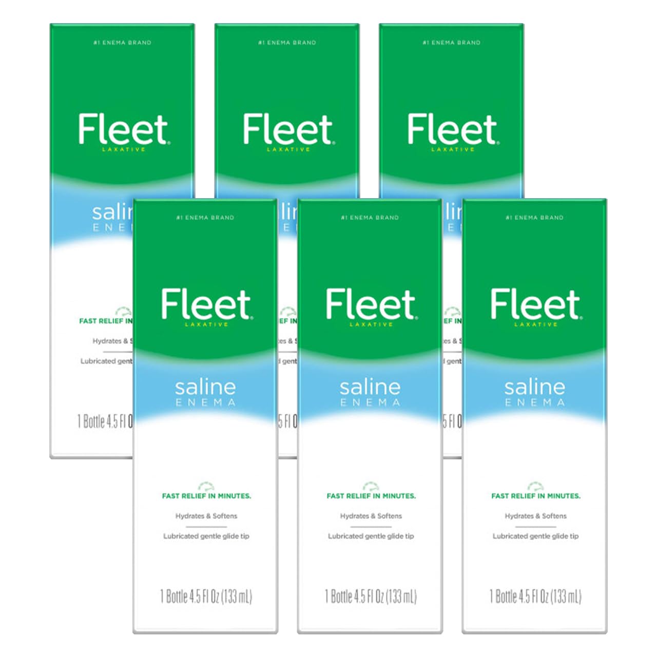 Fleet enema frontal del envase mostrando diseño y formato práctico