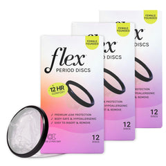 FLEX empaque frontal mostrando cantidad y beneficios visibles