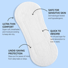 Protector FLEX en ropa interior en uso, protección discreta y sin volumen visible
