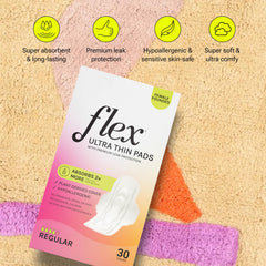 FLEX corte transversal del núcleo absorbente que retiene más líquido sin volumen