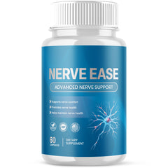 Flex University Nerve Ease vista frontal del frasco, claridad de producto