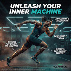 Gomitas FlexPrime cerca de equipo de gimnasio representando uso deportivo