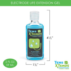 FlexTone botella 2 oz en mano, tamaño práctico para almacenamiento