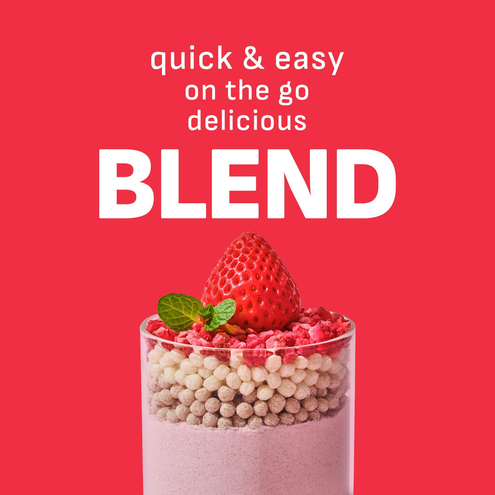 FLIMEAL batido en vaso con hielo listo para beber, refrescante y nutritivo