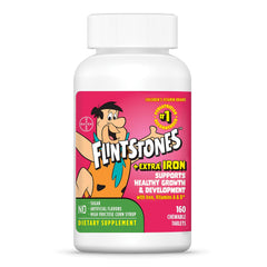 Flintstones frente del empaque mostrando cantidad y beneficios