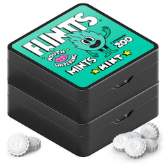 Flintts envase frontal mostrando el diseño y portabilidad para frescor inmediato