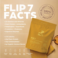 Flip My Life desayuno estilo vida con batido y frutas como opción completa