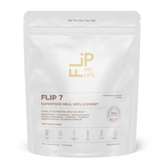 Flip My Life envase frontal del producto mostrando etiqueta y beneficio nutricional
