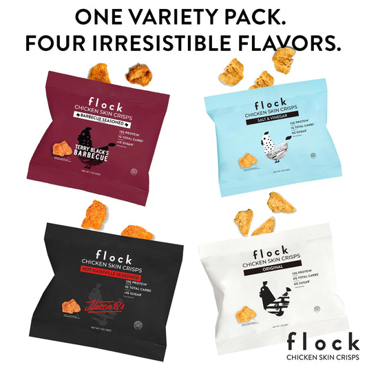 Flock primer plano textura crujiente que resalta su crocancia y proteína