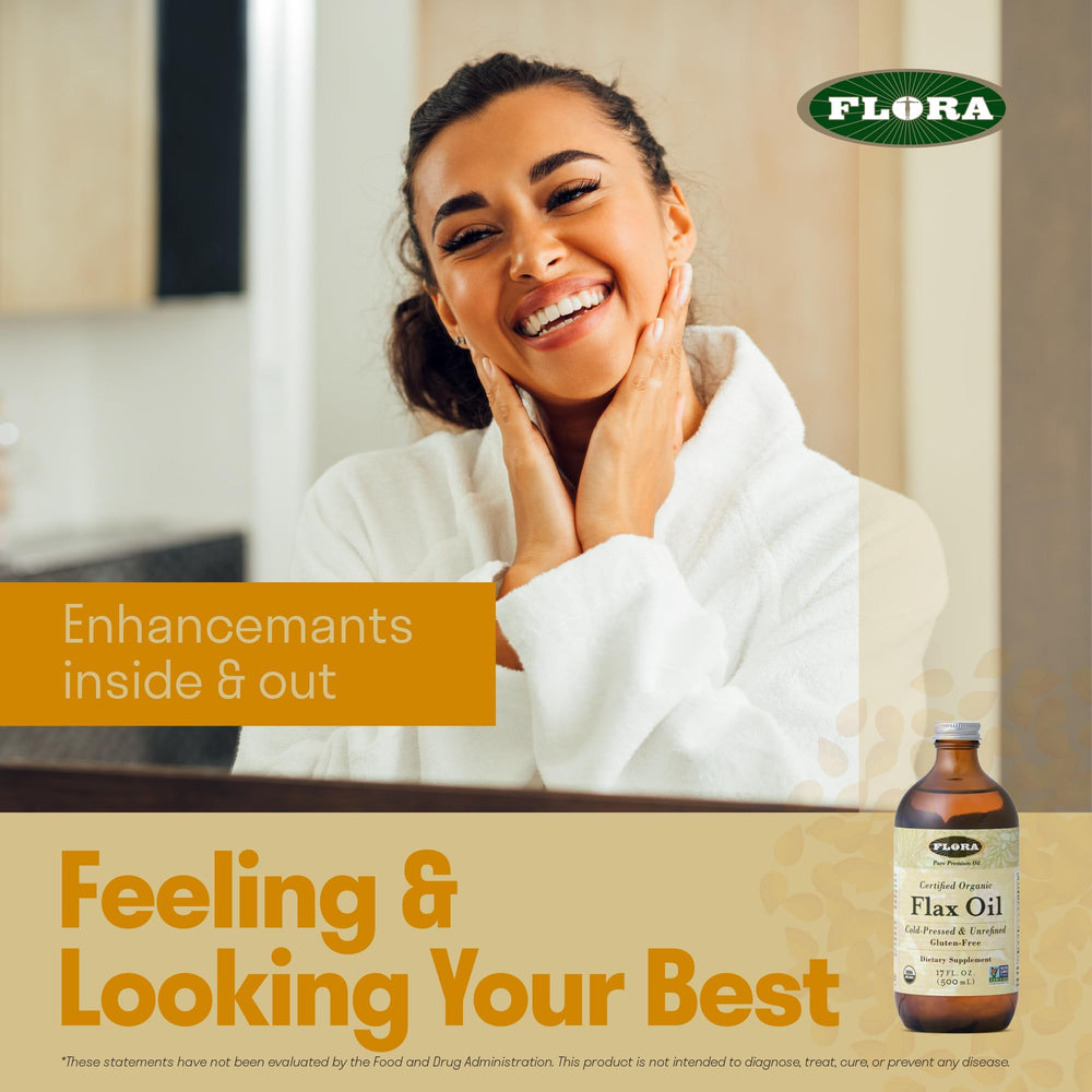 Flora Aceite de Linaza, complemento nutritivo para una dieta equilibrada.