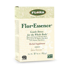 Flora FlorEssence frente del empaque mostrando diseño y tamaño