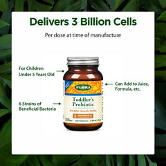 Flora Probiotico niños: añadir en yogur para apoyo digestivo suave.