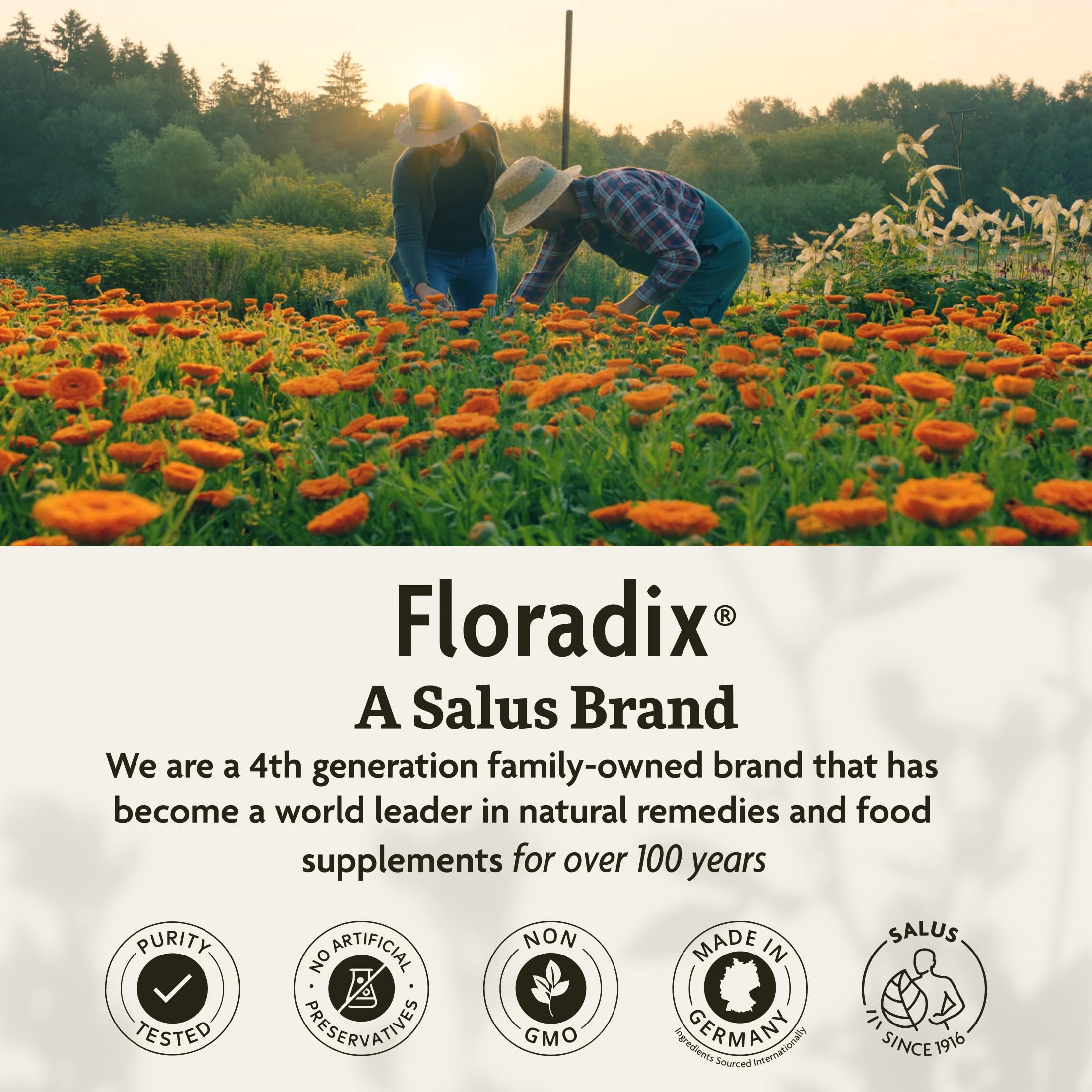 Floradix escenario de uso en cocina o mesa promoviendo rutina de bienestar