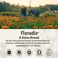 Floradix escenario de uso en cocina o mesa promoviendo rutina de bienestar