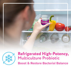 Florajen etiqueta con cepas Lactobacillus y detalles de ingredientes