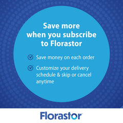 Florastor en cocina junto a alimentos saludables para apoyo digestivo