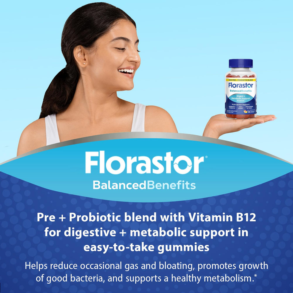 Florastor gomitas primer plano, textura atractiva y sabor durazno-limonada