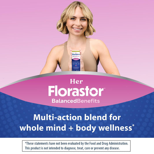 Florastor primer plano de cápsula destacando tamaño fácil de tragar