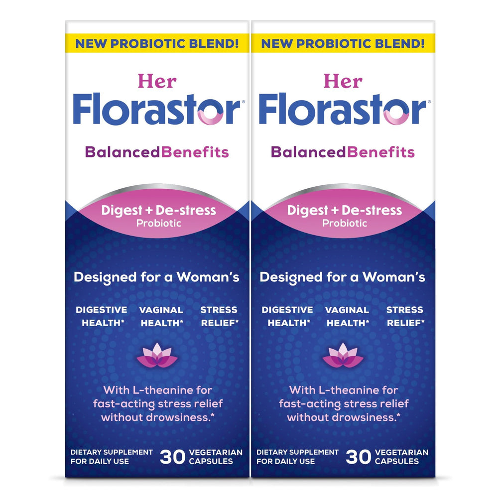 Florastor envase frontal mostrando diseño y propósito para bienestar femenino