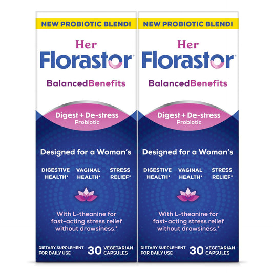 Florastor envase frontal mostrando diseño y propósito para bienestar femenino