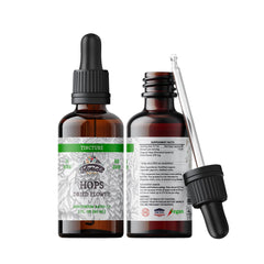 FLORIDA HERBS etiqueta con certificaciones orgánicas y lista de ingredientes