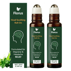 Florus roll-on frontal mostrando envase compacto y beneficios portátiles