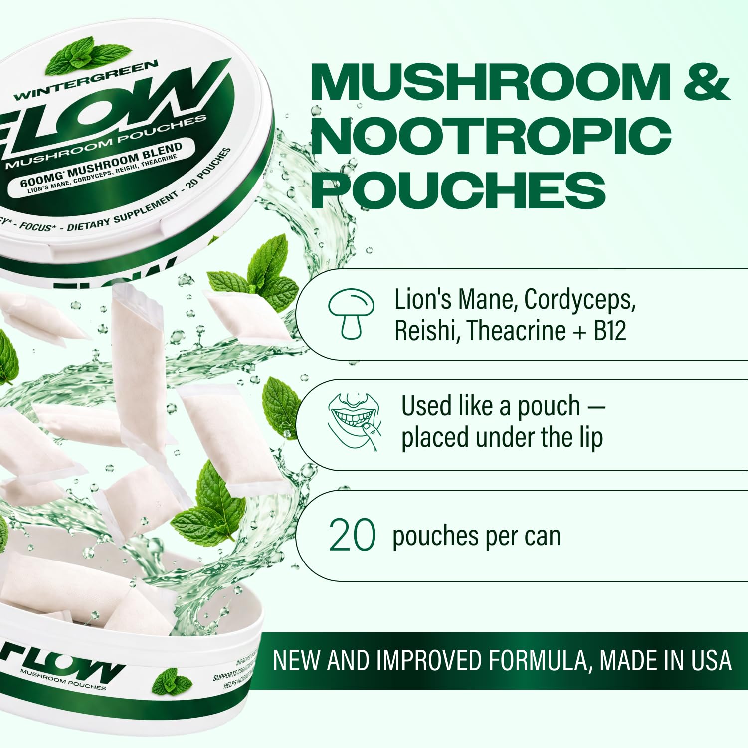 Flow Pouches detalle de la textura del pouch para uso cómodo