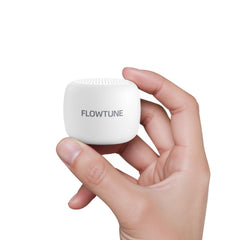 FLOWTUNE vista frontal del dispositivo mostrando su diseño compacto y limpio