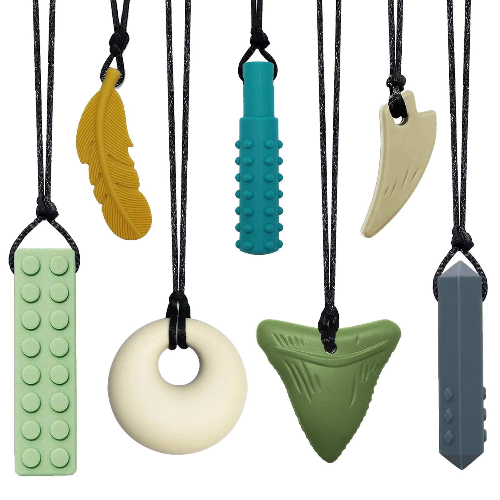 Flyaway collar masticable frontal mostrando diseño discreto y beneficio de calma
