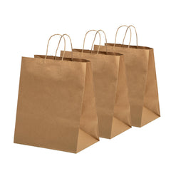 FMP Brands bolsa kraft frontal mostrando diseño y resistencia