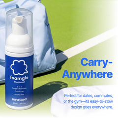 Foamgle etiqueta con ingredientes clave que inspira confianza
