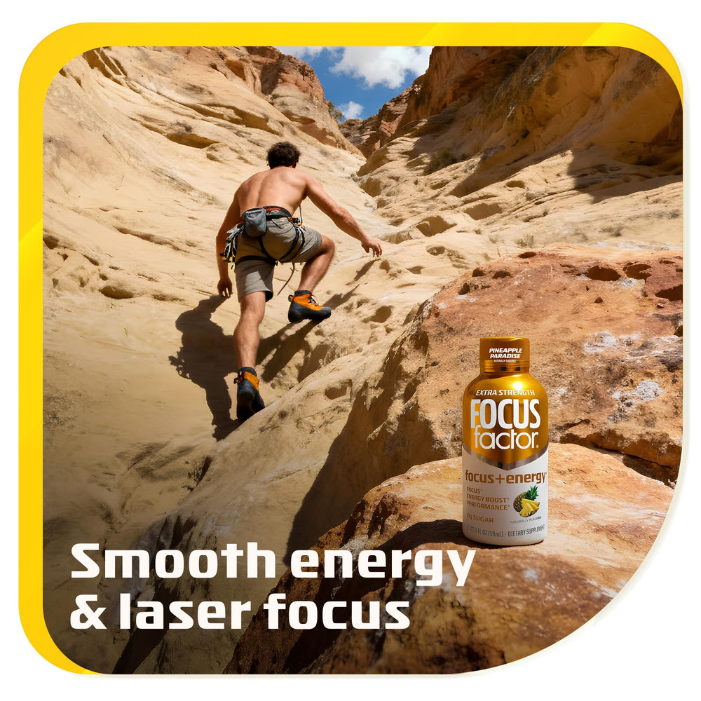 Focus Factor comparación tamaño del shot junto a objetos para referencia