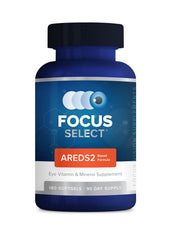Focus Vision Supplements envase frontal mostrando diseño y beneficios