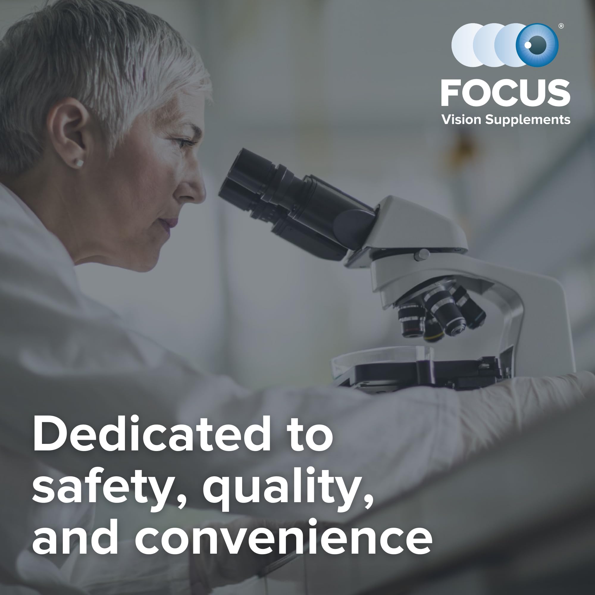 Focus Vision Supplements producto en una rutina matutina junto a desayuno