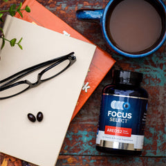 Etiqueta de Focus Vision con lista de ingredientes AREDS2 clara