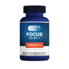 Focus Vision envase frontal mostrando el producto y beneficios clave