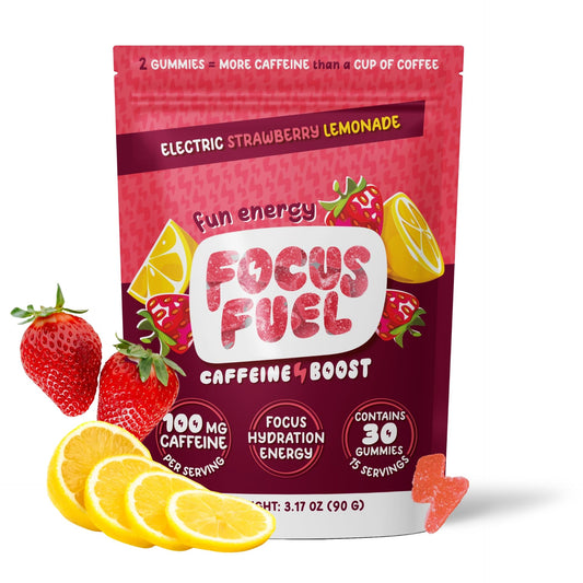 FocusFuel frente del envase mostrando diseño y porciones