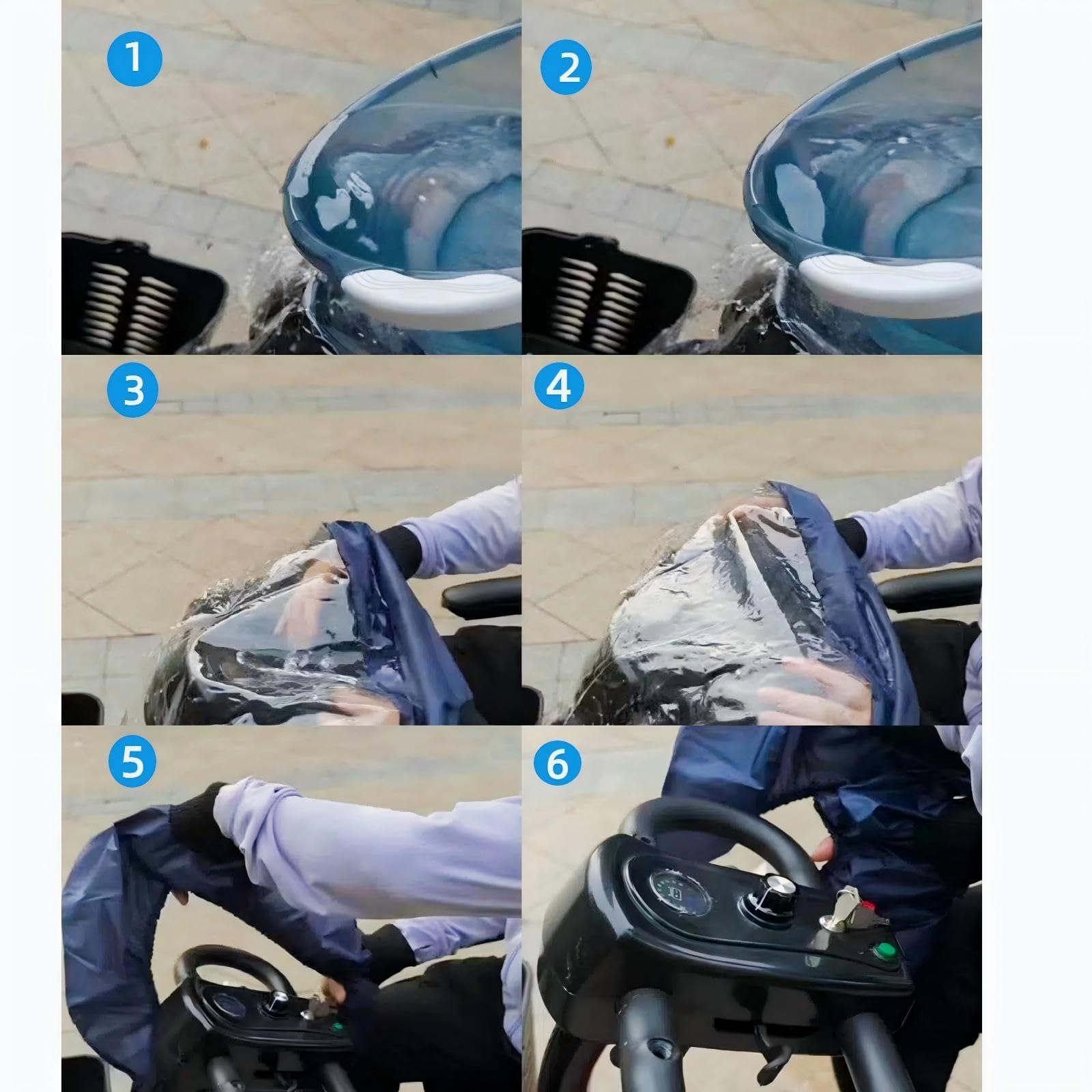 Fonakei funda plegada en mano que demuestra portabilidad fácil