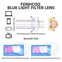 FONHCOO gafas en uso frente al ordenador menos fatiga