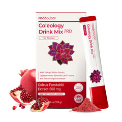 FOODOLOGY empaque frontal Coleology Drink Mix PRO mostrando beneficios
