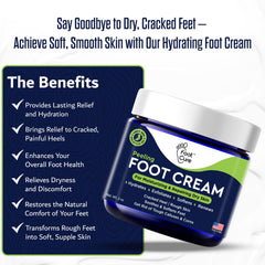 FOOT CURE aplicación en talones proporcionando alivio y suavidad inmediata