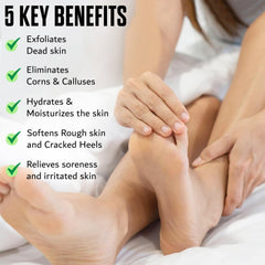 FOOT CURE producto en ambiente de spa casero para relajación