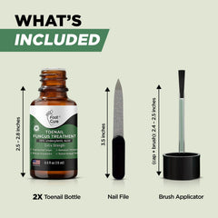 FOOT CURE ingredientes destacados en gotas de aceite, comunica origen natural