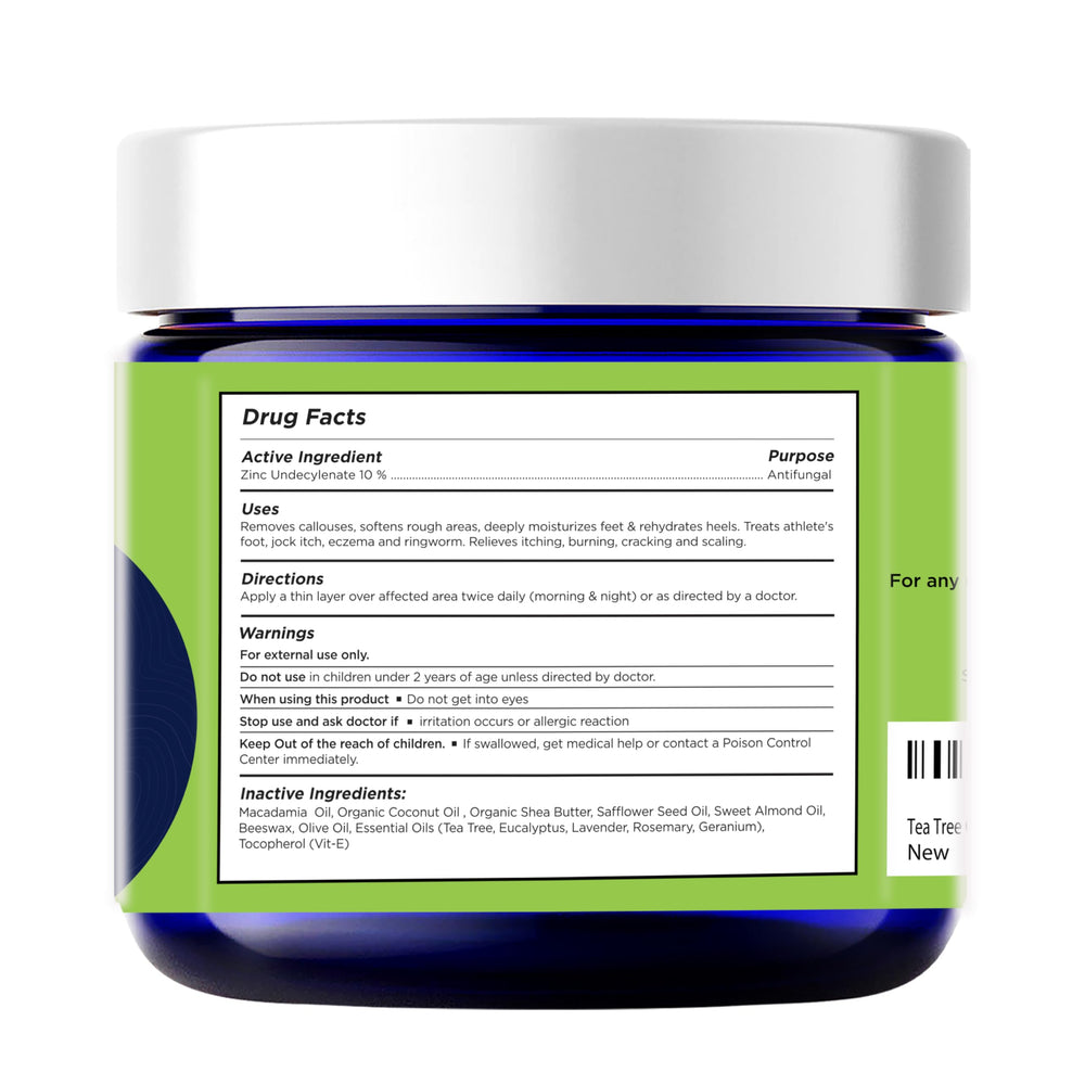 FOOT CURE textura cremosa en primer plano que facilita absorción