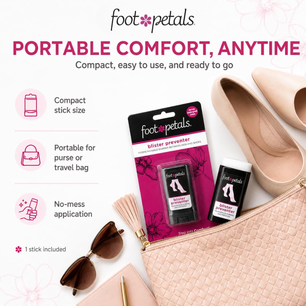 Foot Petals blisstick etiqueta de ingredientes, fórmula simple y segura