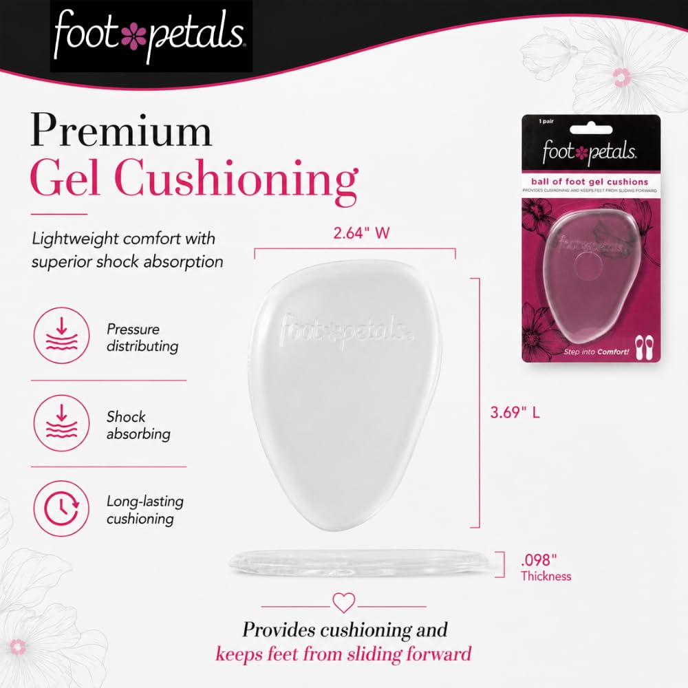 Foot Petals comparación de tamaño con mano para ver escala y discreción