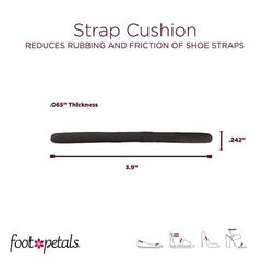 Foot Petals comparación de tamaño con un dedo, muestra ajuste recortable