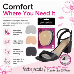 Foot Petals detalle de la textura de espuma que absorbe impactos