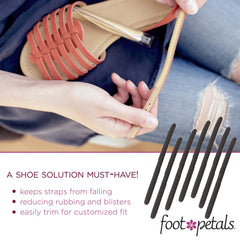 Foot Petals almohadilla colocada en un tacón para mayor confort al caminar